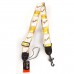 Fender Monogrammed Strap. White/Brown/Yellow Kaiš za gitaru
